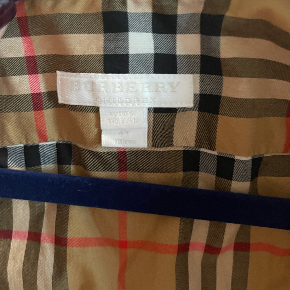 Kids Burberry shirt